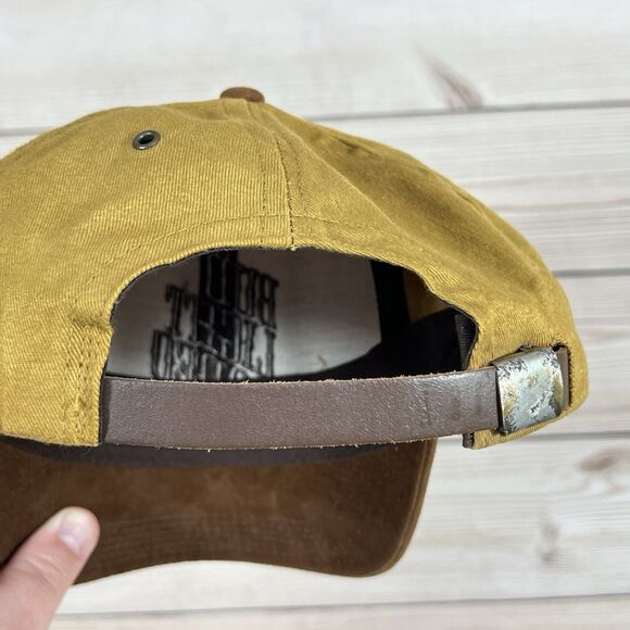 VTG 2000 Bud Light Rodeo Hat Brown Cap Leather Strap Adjustable Made USA - READ - Picture 13 of 15